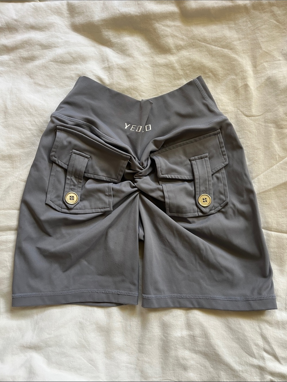 Yeoreo Women's Gray Athletic Shorts - Picture 9 of 9